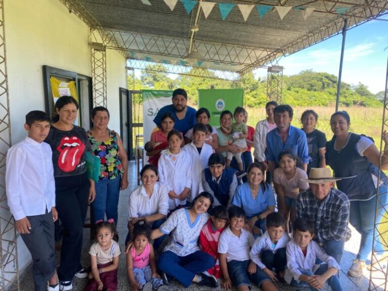 Brindaron atención primaria de la salud a vecinos del Paraje Laguna Negra