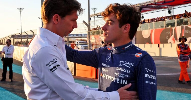 Video: Colapinto le dijo adiós a Williams