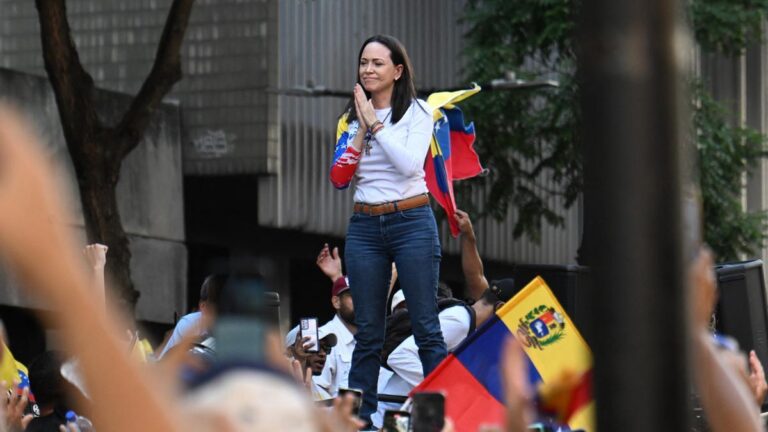 Crisis en Venezuela: María Corina Machado fue secuestrada por la dictadura de Nicolás Maduro.