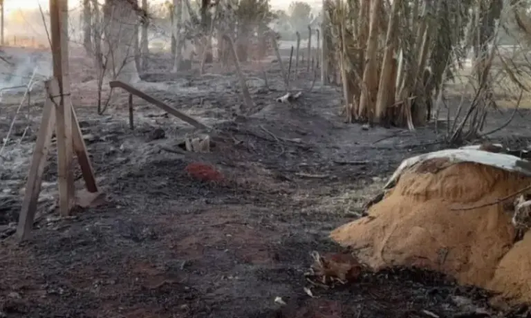 Quieren construir un muro para resguardar al templo budista de los incendios
