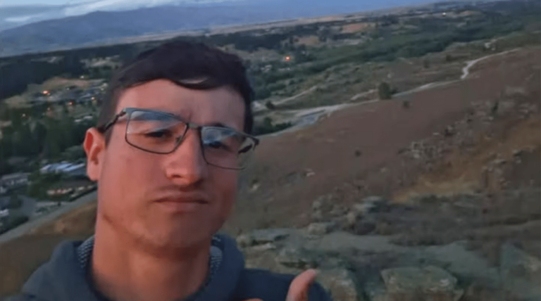 Joven argentino desaparecido en Nueva Zelanda.