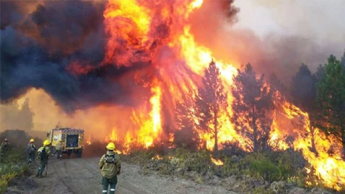 El fuego no perdona a vecinos de barrios de El Bolsón
