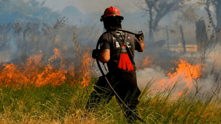 Impulsan campaña para ayudar a bomberos y familias afectadas por el fuego en Corrientes