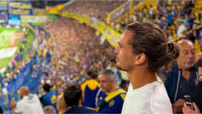 Alexander Zverev presenció el triunfo de Boca en la Bombonera
