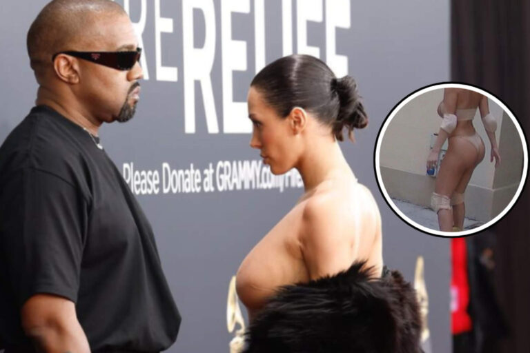 Bianca Censori polémica: impactó con una sesión fotográfica en patines casi desnuda