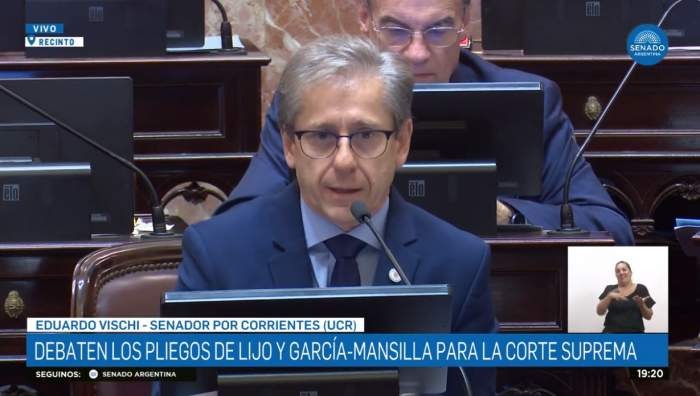 Peteco Vischi invita al Gobierno nacional a debatir una mejora en la Justicia