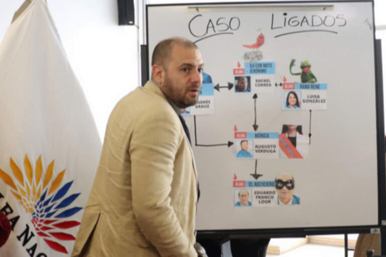 La candidata Luisa González fue señalada en la investigación del caso Ligados