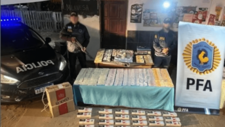 secuestraron droga, cigarrillos y dinero en efectivo en Corrientes