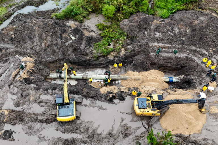 Aguardan que hoy se resuelva la rotura de caño maestro