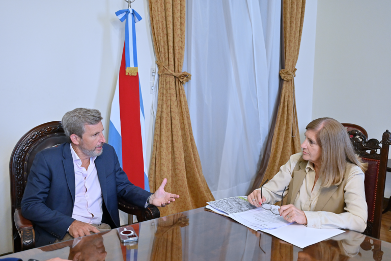 Reunión Frigerio-Romero: ruta 12 y colectivos