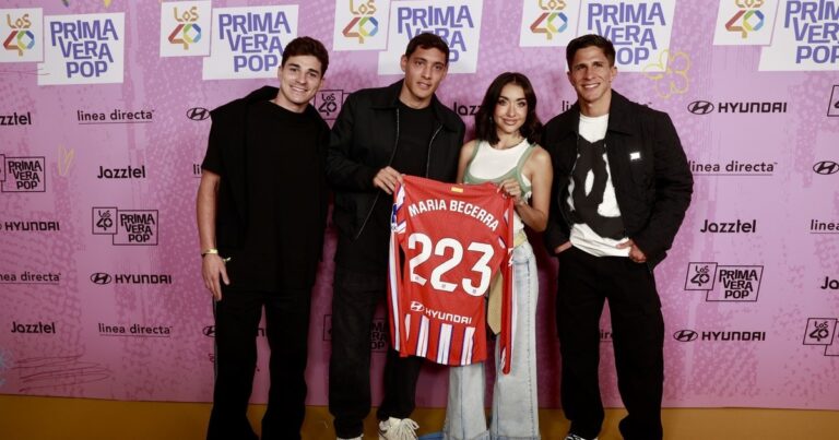 La famosa cantante argentina con la que posaron Julián Álvarez, Nahuel Molina y Giuliano Simeone