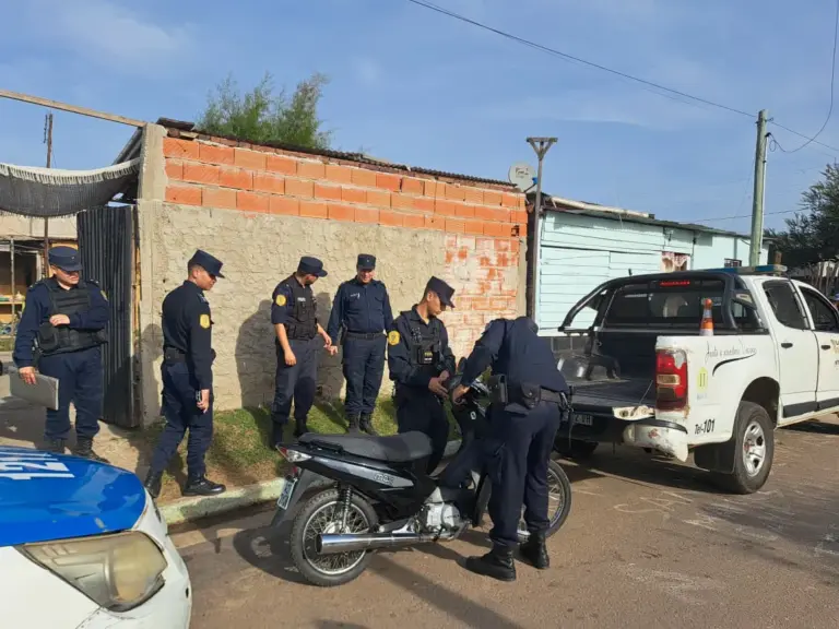 Allanamiento positivo: recuperan motocicleta robada hace 8 meses