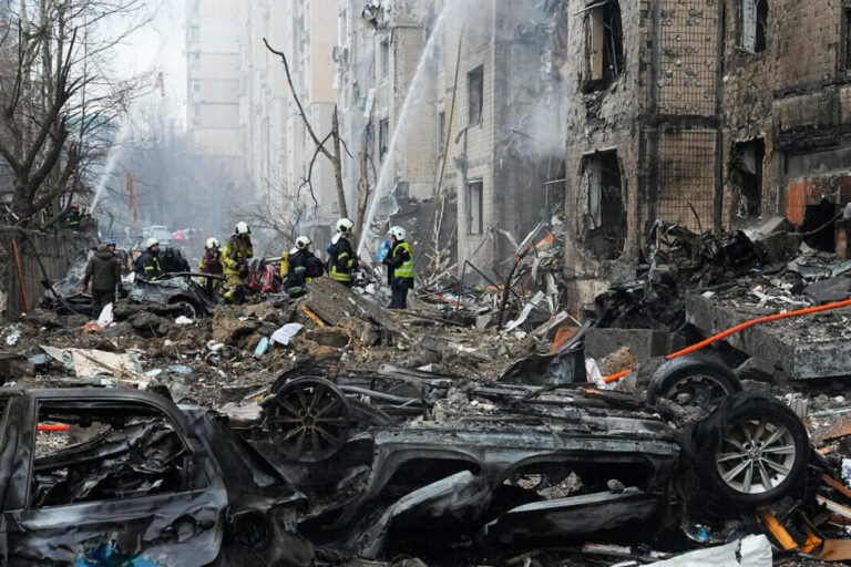 Rusia lanzó un masivo bombardeo contra importantes ciudades ucranianas