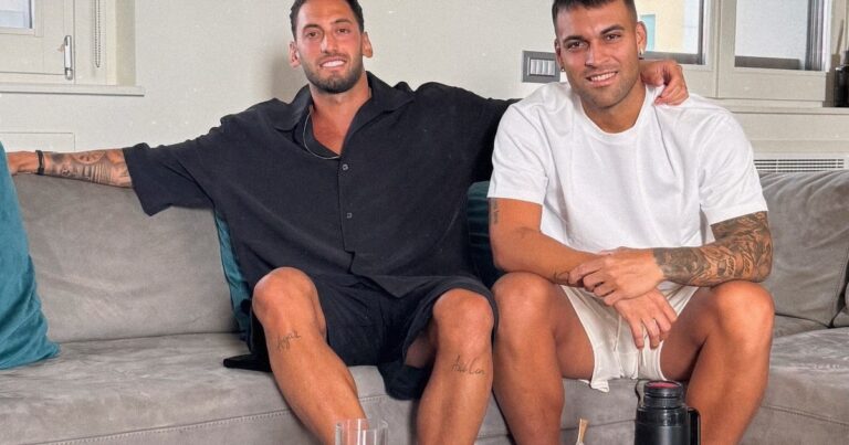 Todo arreglado: la foto de Lautaro junto al compañero con el que tuvo un fuerte cruce en el Mundial de Clubes