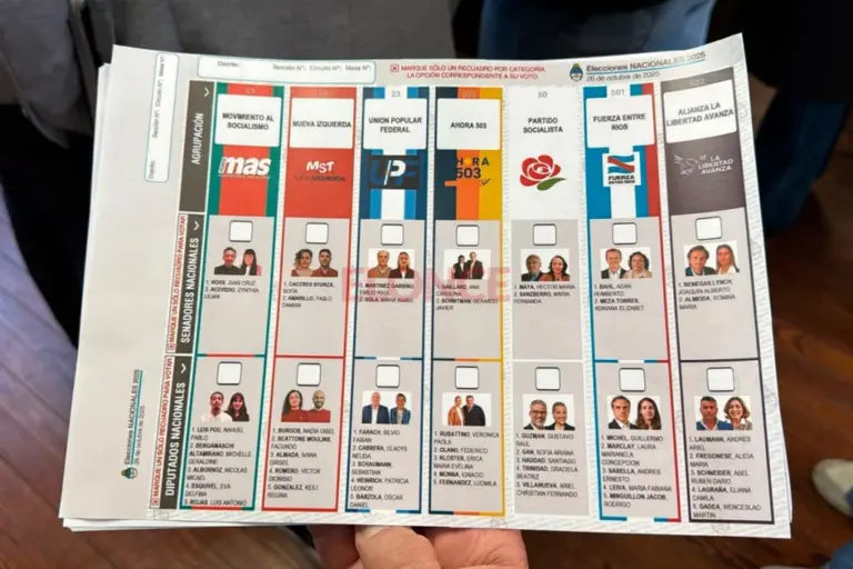 Presentaron la Boleta Única de Papel que se usará en las próximas elecciones