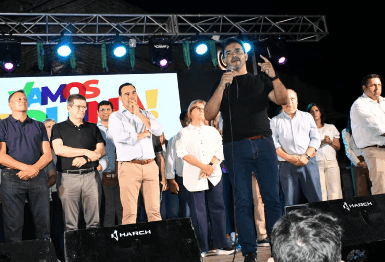 Vamos Corrientes presentó en Esquina a sus candidatos con el acompañamiento de Gustavo y Juan Pablo Valdés