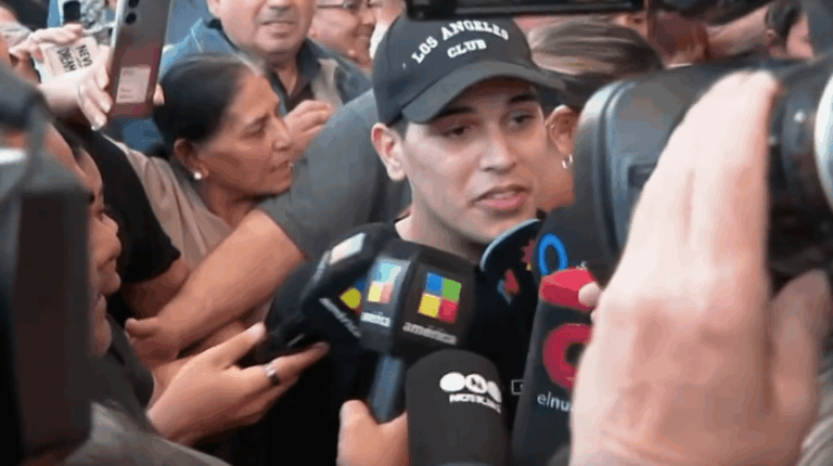 Thiago Medina recibió el alta después de 28 días y habló al salir del hospital: Quiero ver a mis hijas