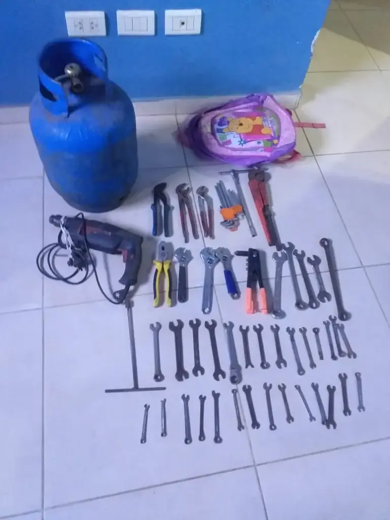 OPERATIVO POLICIAL: Tres allanamientos por robo de herramientas