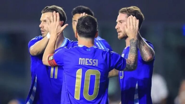 Argentina no tuvo rival y goleó a Puerto Rico por 6 a 0