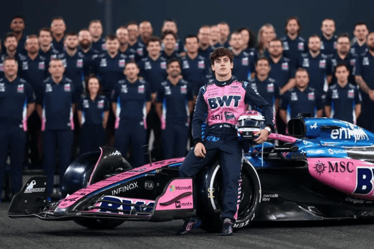 Alpine mostró el primer adelanto del auto que manejará Colapinto en 2026.