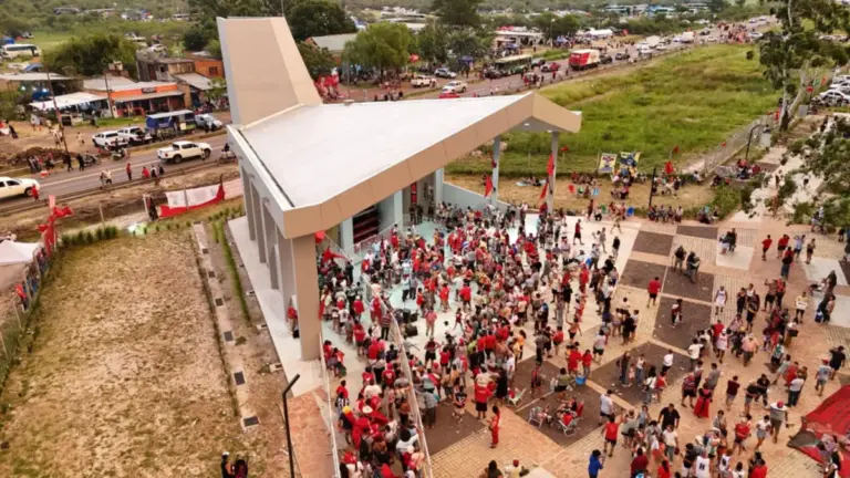 Más de 300.000 personas recorrieron el predio de la Cruz Gil entre el 6 y el 8 de enero.