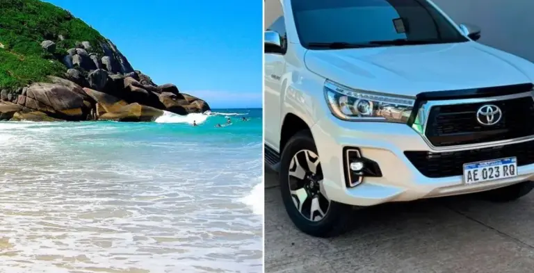 Vacaciones truncadas: roban una camioneta a una familia argentina en Florianópolis